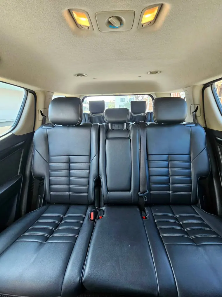 Leather passenger seats in a OneDD Tour van