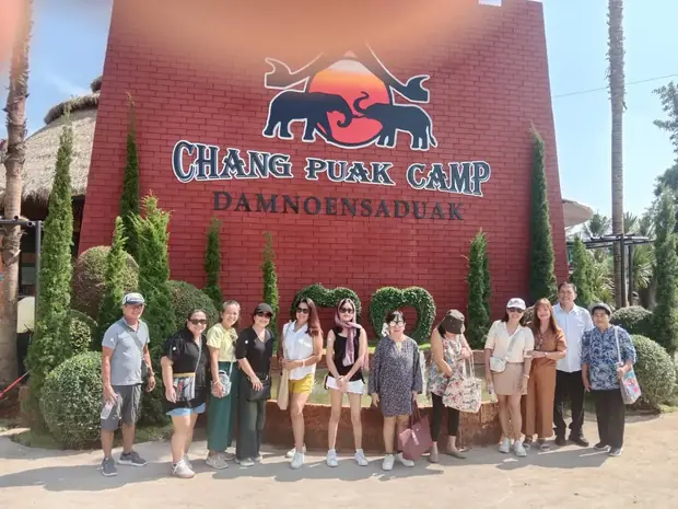 Guests at Chang Phueak Camp — a trip with OneDD Tour