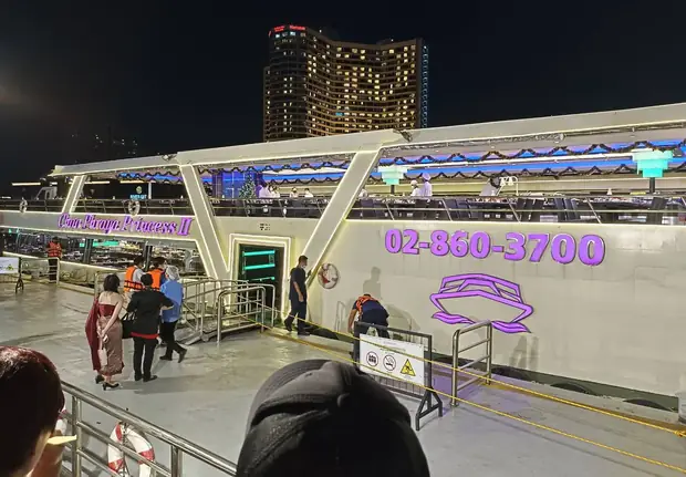 On deck during the dinner cruise — a trip with OneDD Tour