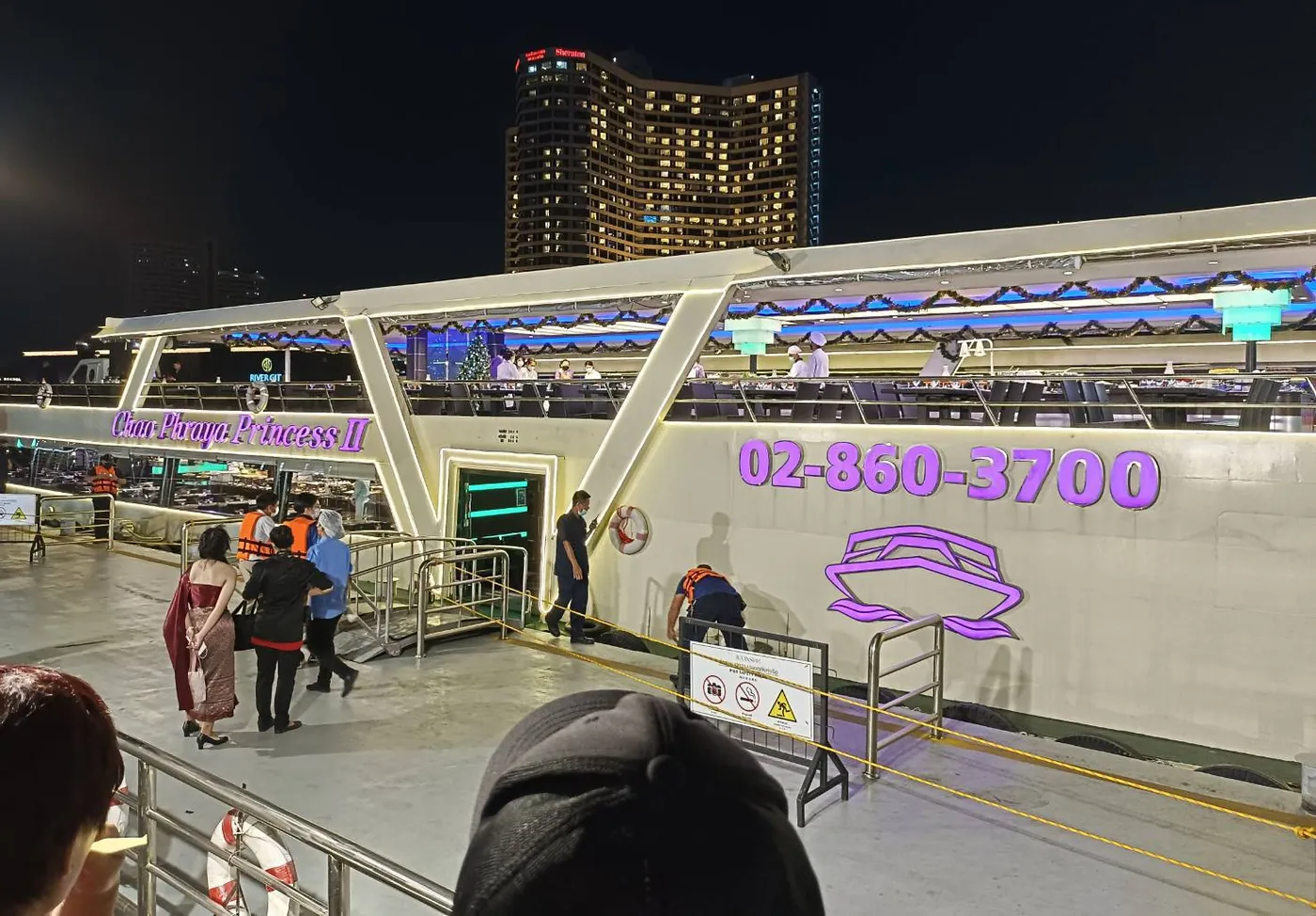 On deck during the dinner cruise — a trip with OneDD Tour by KrishHoliday